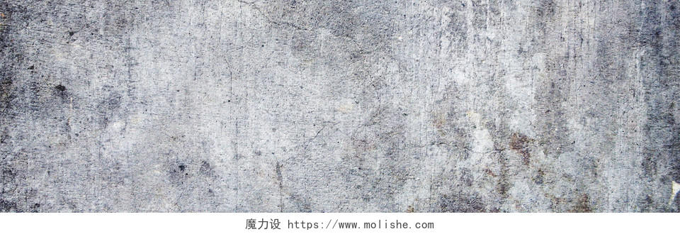 灰色复古划痕水泥墙背景大图